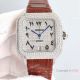Swiss Quality Replica Cartier Santos 100 Watches Diamond Pave Case Hindu Arabic Dial (2)_th.jpg